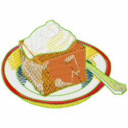 Foods And Sweets Embroidery Design 4